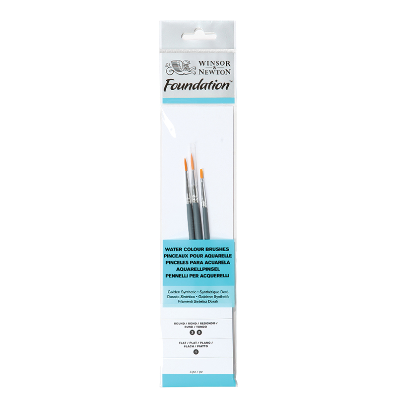 Набор худож кистей синтетика для акварели Winsor&Newton