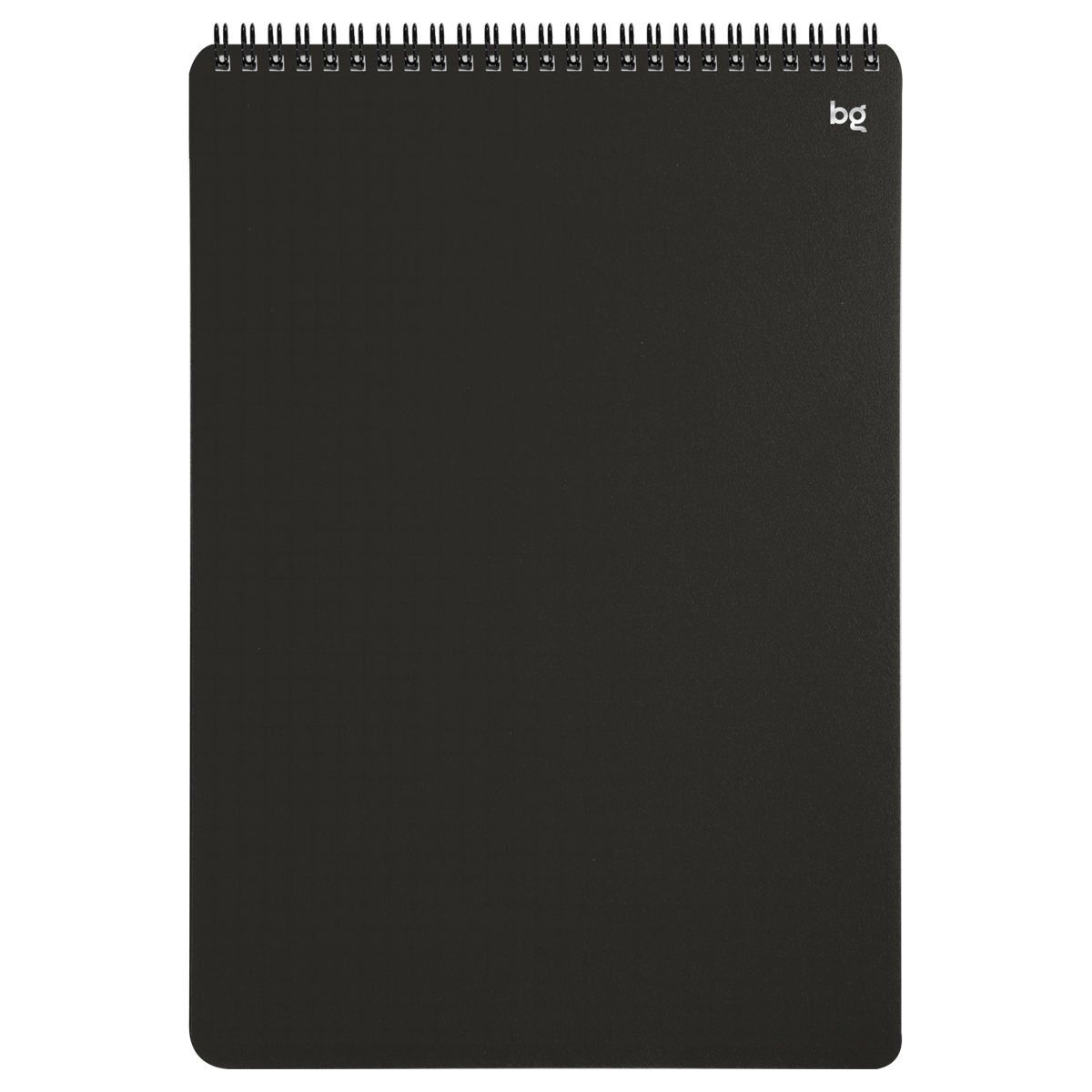 Блокнот А4 80л. на гребне BG "Base", пластиковая обложка, черный Блокнот А4 80л. на гребне BG "Base", пластиковая обложка, черный