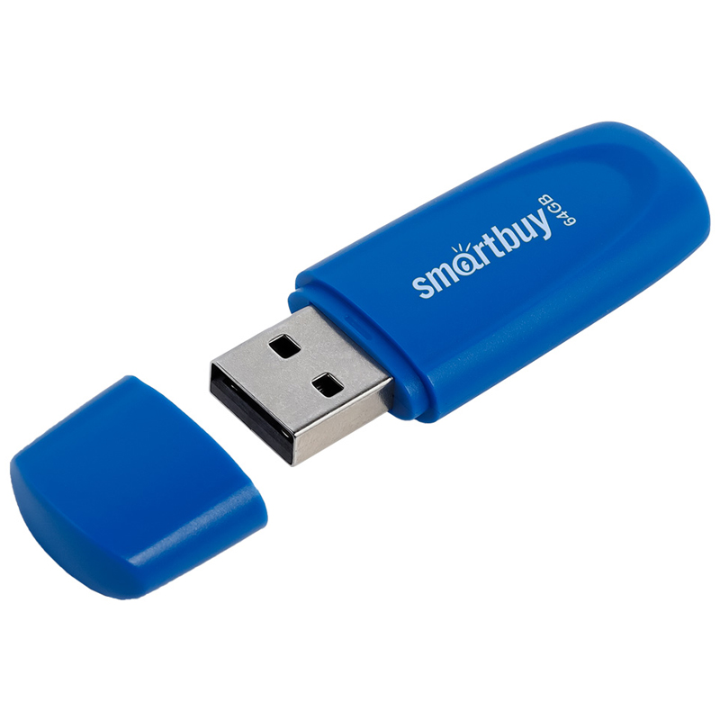    Smart Buy  Scout   64GB, USB 2.0 Flash Drive,  (SB064GB2SCB)