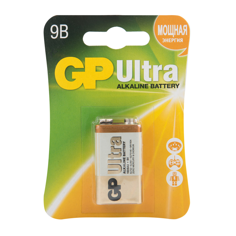    GP Ultra MN1604 (6LR61) , , BC1 (GP 1604AU-5CR1)