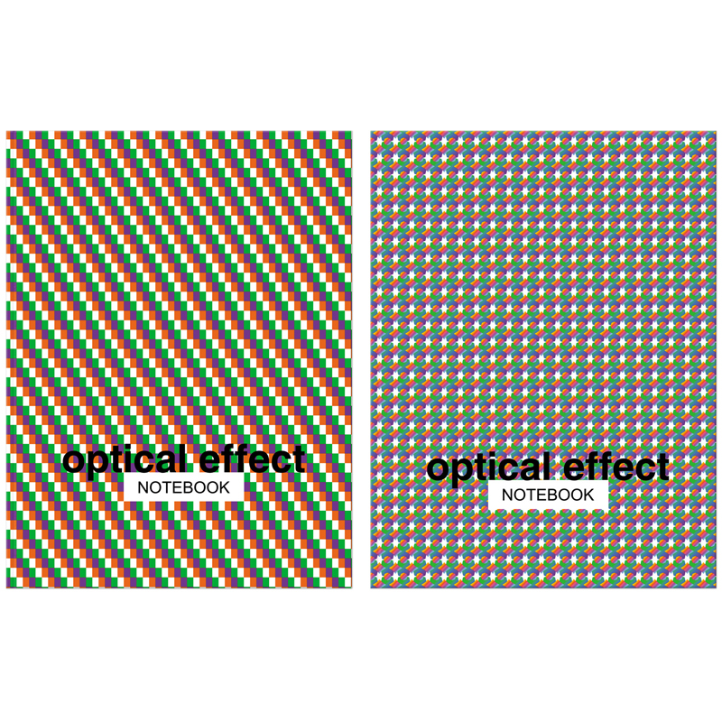 купить Бизнес-блокнот А5, 64л., ЛАЙТ BG "Optical effect", метализация, глянцевая ламинация в Тамбове