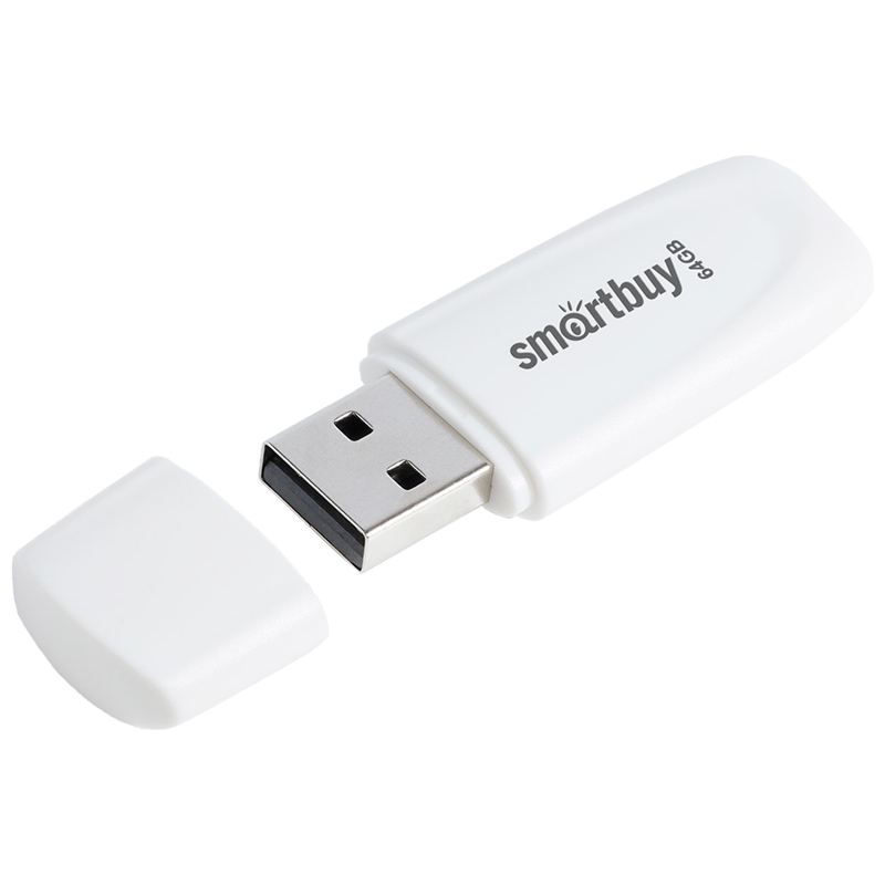    Smart Buy  Scout   64GB, USB 2.0 Flash Drive,  (SB064GB2SCW)