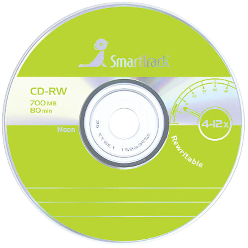  CD-RW 700Mb Smart Track 4-12x Cake Box (50) (ST000200)