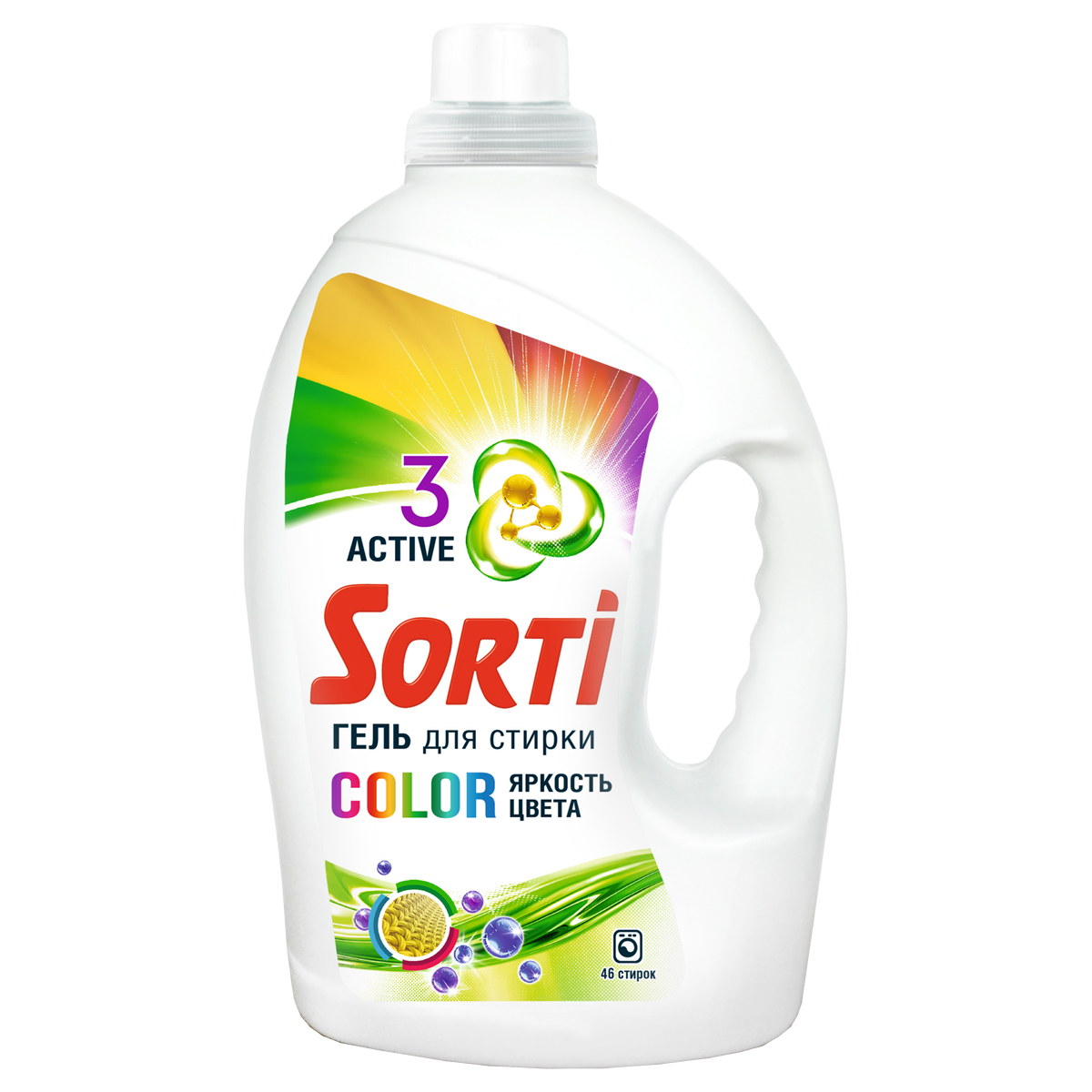 Гель для стирки Sorti "Color", 3л