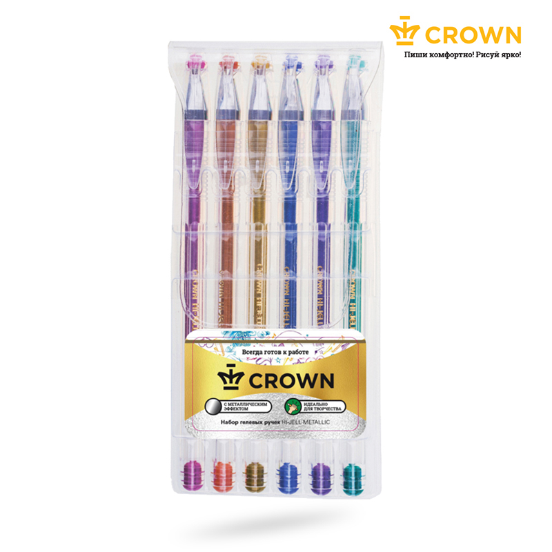      Crown  Hi-Jell Metallic  6., 06., 0,7, ,  .,  (HJR-500GSM/6)