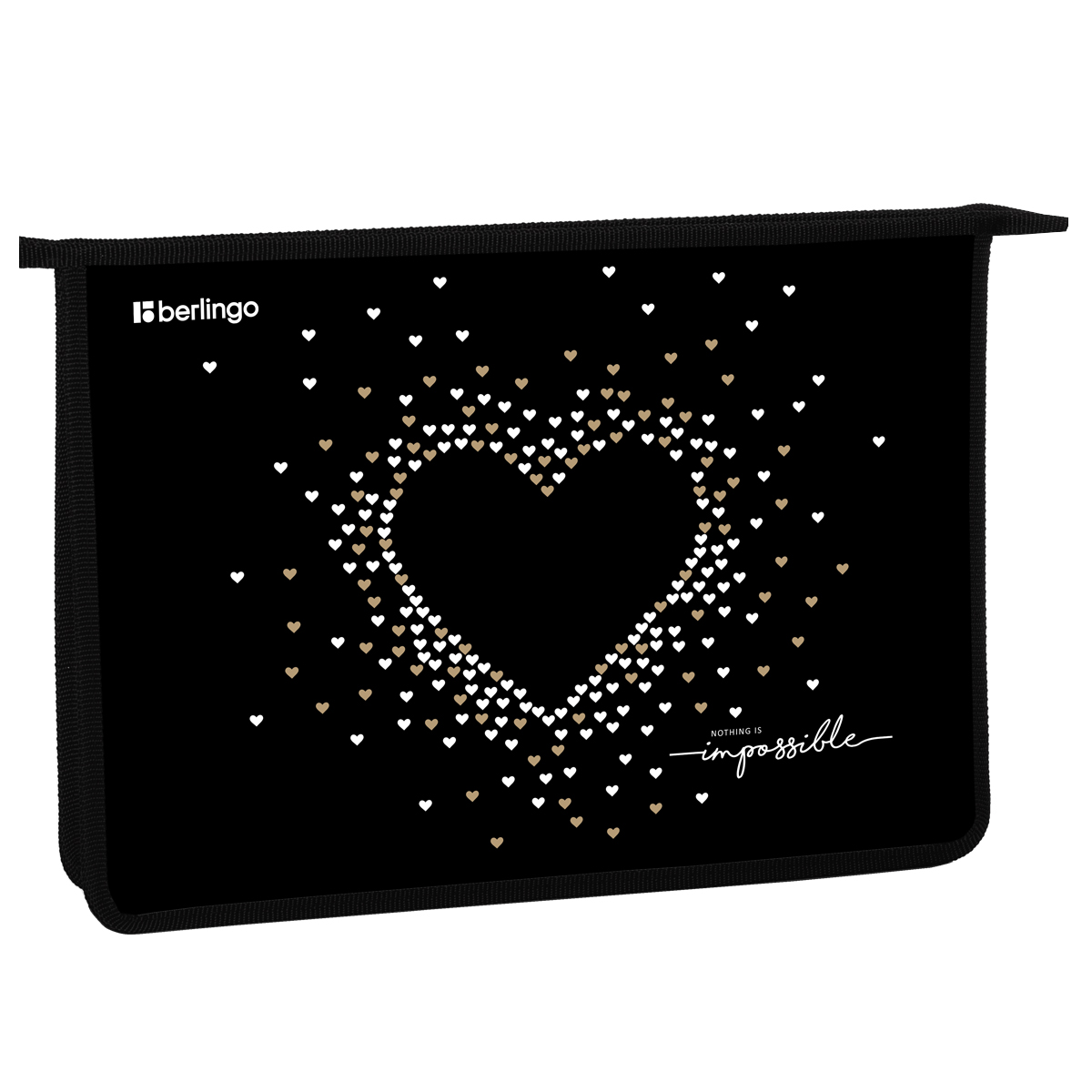 Папка для тетрадей 1 отделение, А4 Berlingo "Golden Glow", 340*245*40 мм, пластик, на молнии