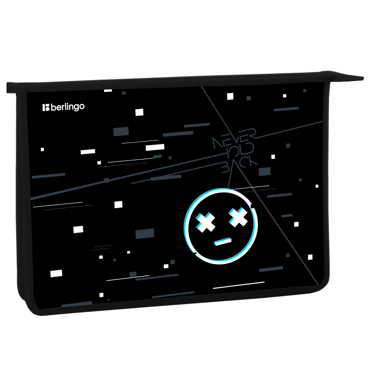 Папка для тетрадей 1 отделение, А4 Berlingo "Smile", 340*245*40 мм, пластик, на молнии