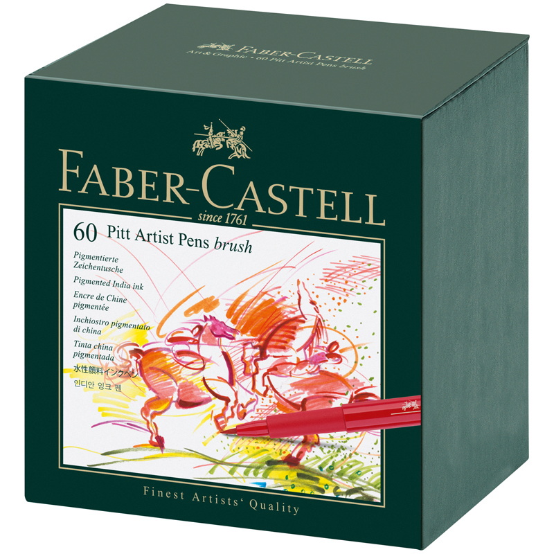      Faber-Castell  Pitt Artist Pen Brush  60., ,   (167150)