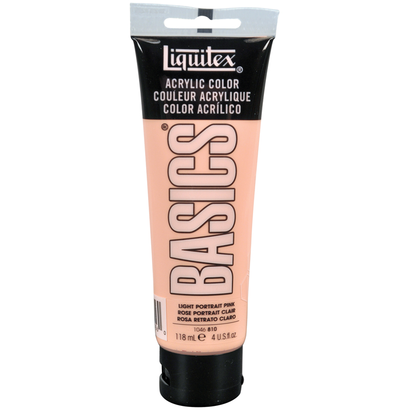 Краска акриловая художественная Liquitex "Basics", 118мл, туба, 810 розовый светлый