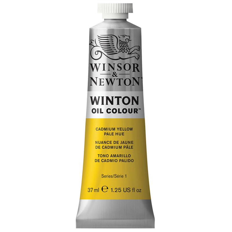 Краска масляная художественная Winsor&Newton "Winton", 37мл, туба, бледно-желтый кадмий