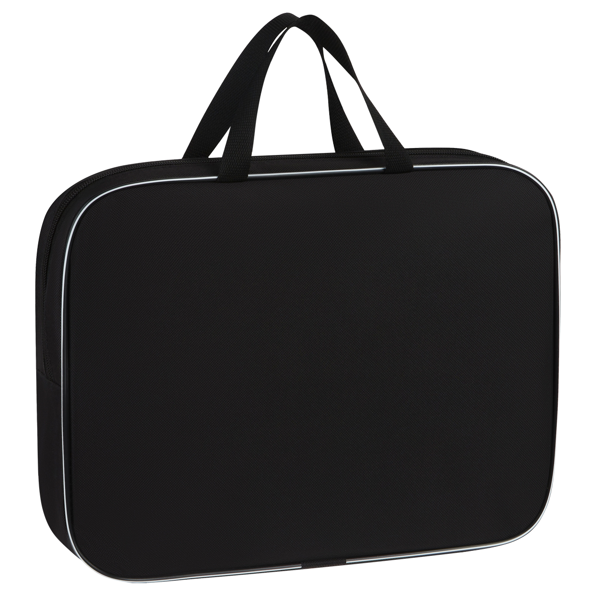 Папка с ручками Премиум А4 ArtSpace "Черная", полиэстер, на молнии, 70мм Папка с ручками Премиум А4 ArtSpace "Черная", полиэстер, на молнии, 70мм