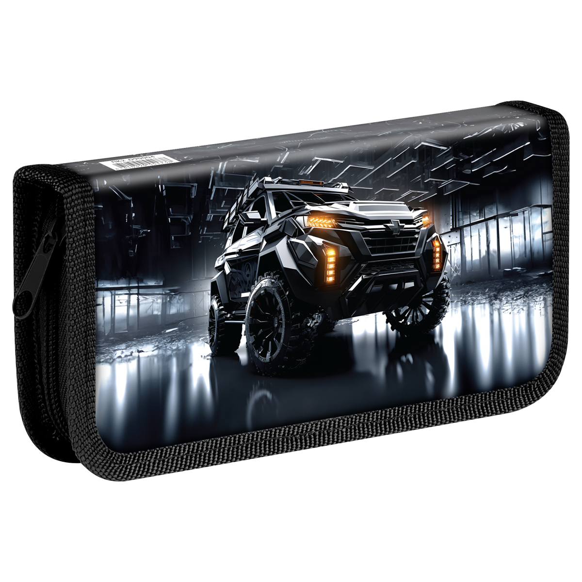 Пенал 1 отделение, 190*90 ArtSpace "Black SUV", ламинированный картон Пенал 1 отделение, 190*90 ArtSpace "Black SUV", ламинированный картон