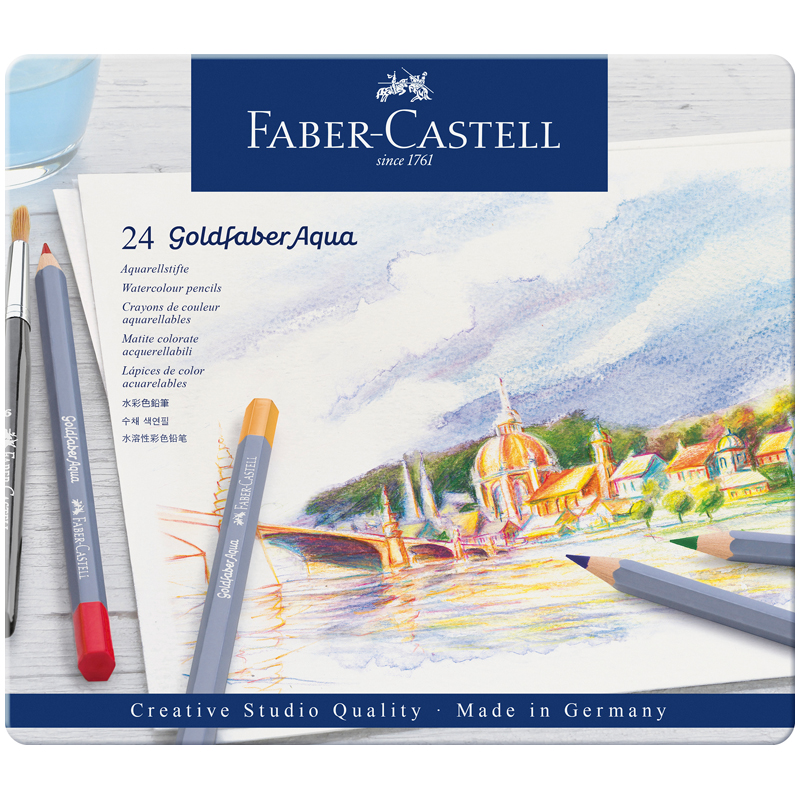      Faber-Castell  Goldfaber Aqua , 24., .  (114624)