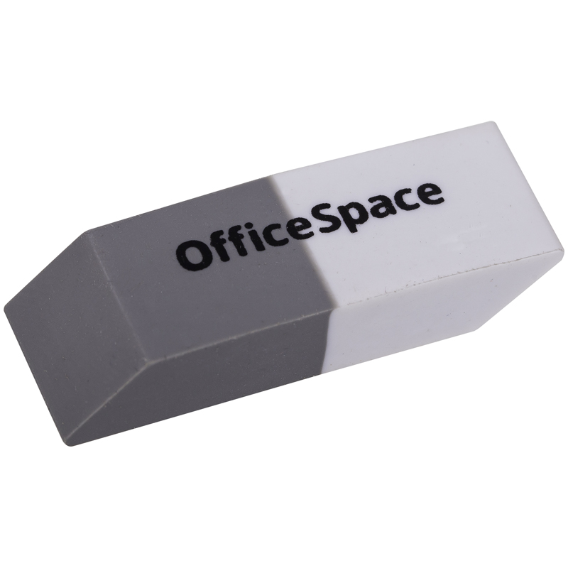 купить Ластик OfficeSpace, скошенный, комбинированный, термопластичная резина, 41*14*8мм в Тамбове