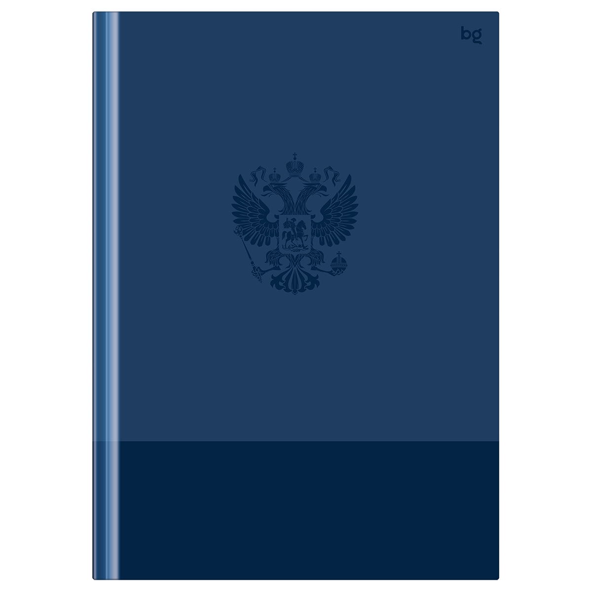 Бизнес-блокнот А4, 80л., BG "Россия", глянцевая ламинация