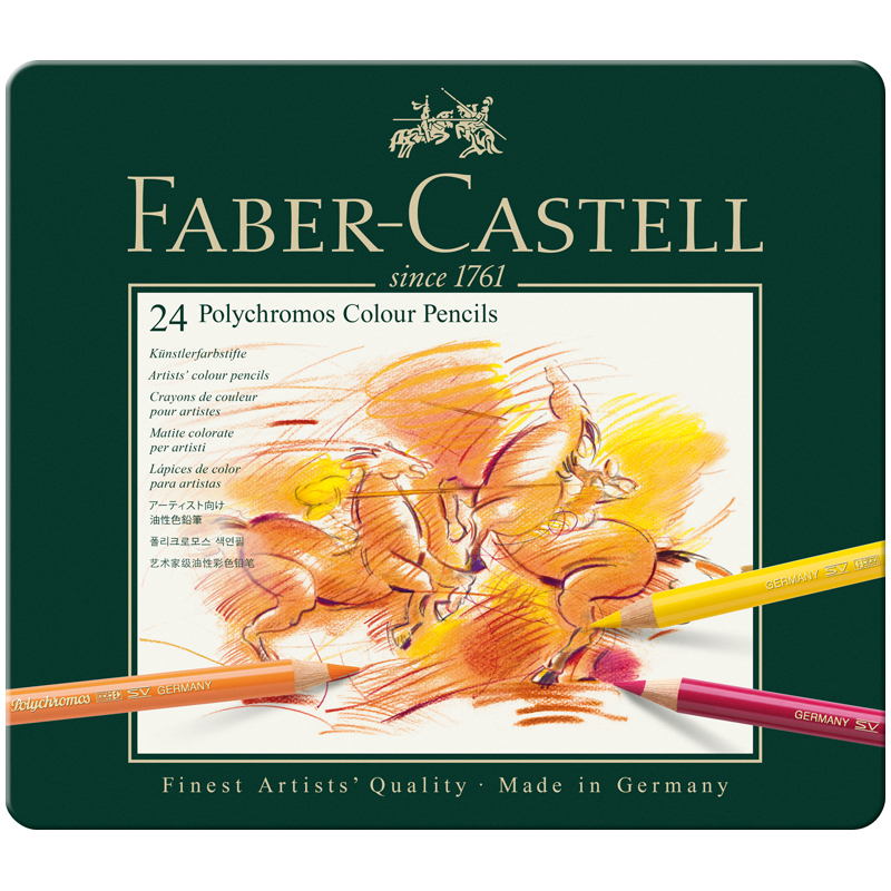      Faber-Castell  Polychromos , 24., ., .  (110024)