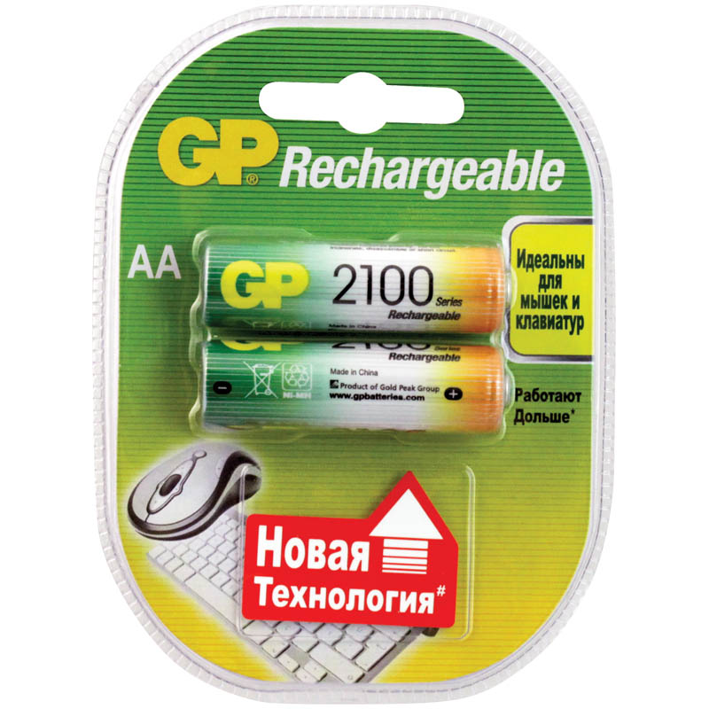    GP AA (HR06) 2100mAh 2BL (GP 210AAHC-2DECRC2)