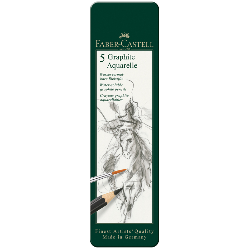     /  Faber-Castell  Graphite Aquarelle , 5., HB-8B, ., .  (117805)