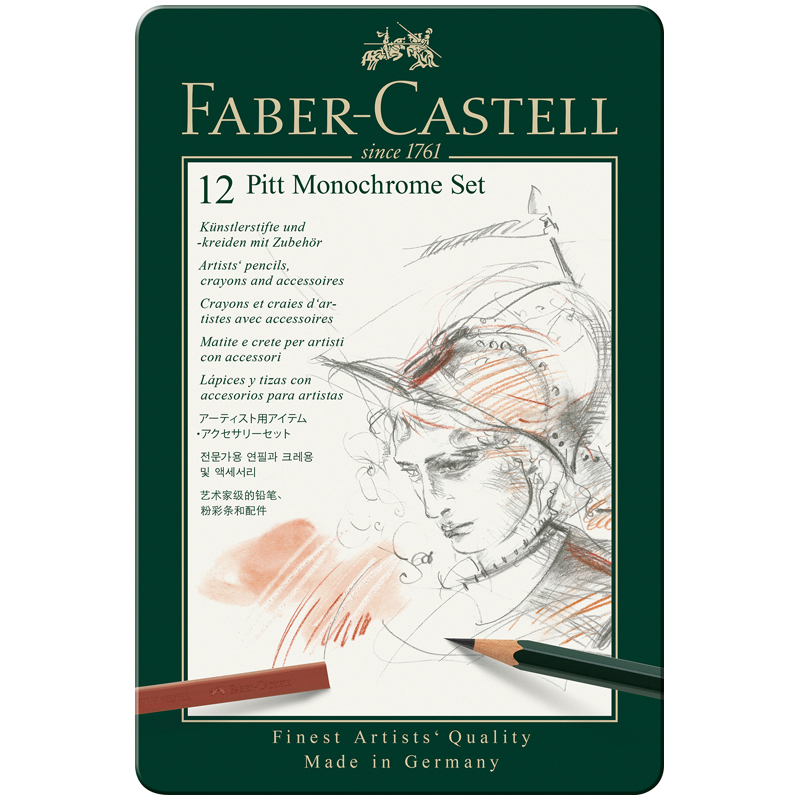      Faber-Castell  Pitt Monochrome , 12 , .  (112975)