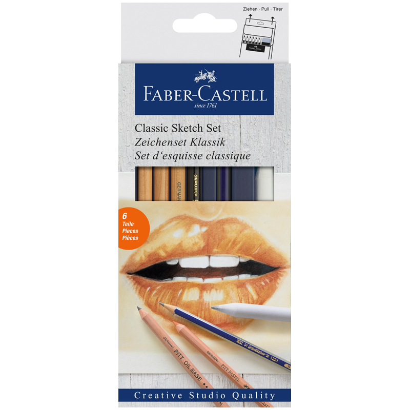      Faber-Castell  Classic Sketch , 6 , .  (114004)