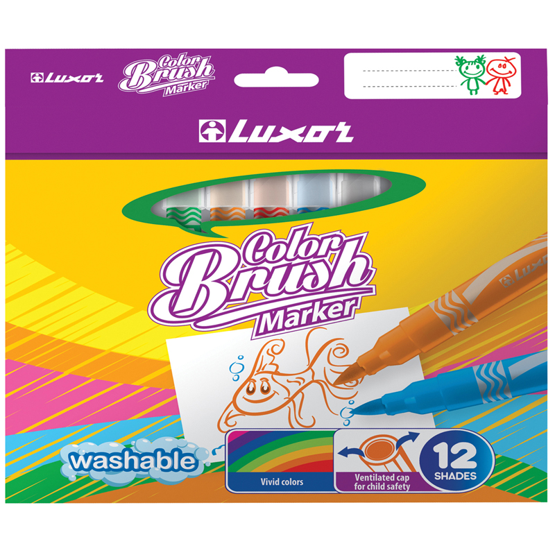        Luxor  Color Brush , 12., , ,  (6106/Box 12)