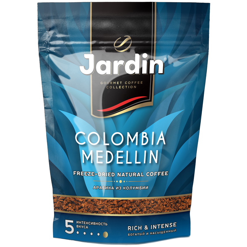 Кофе растворимый Jardin "Colombia Medellin", сублимированный, мягкая упаковка, 150г