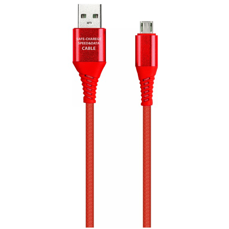    Smartbuy Gear, USB2.0 (A) - microUSB (B),   , 2A output, 1,  (iK-12ERGbox red)