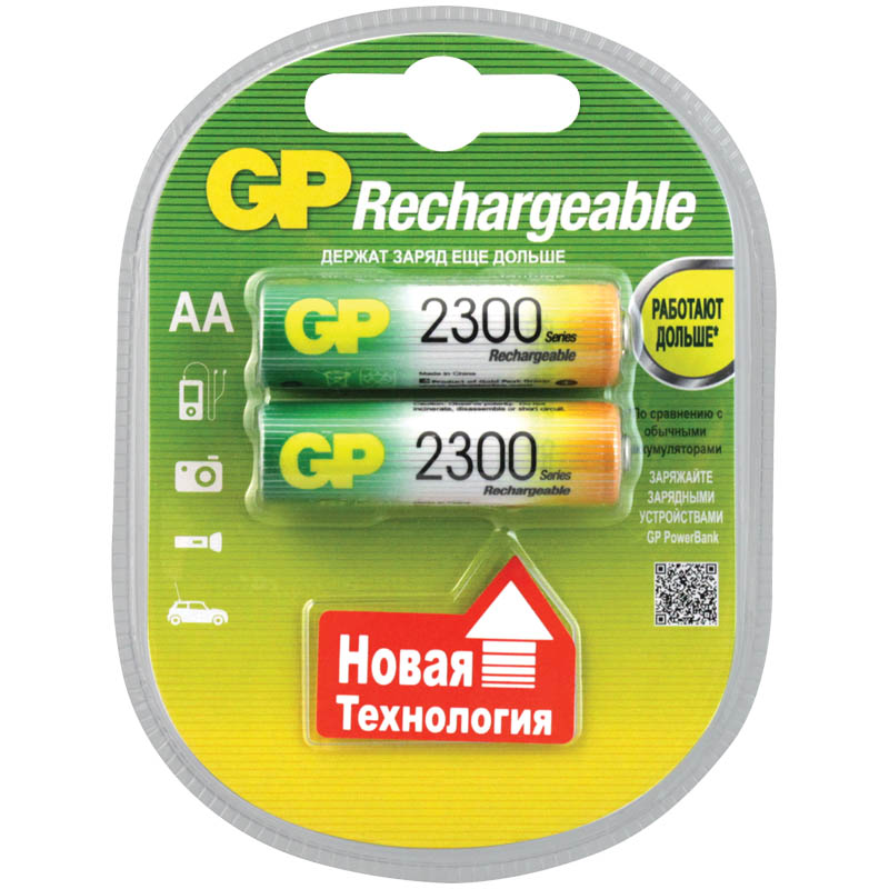    GP AA (HR06) 2300mAh 2BL (GP 230AAHC-2DECRC2)