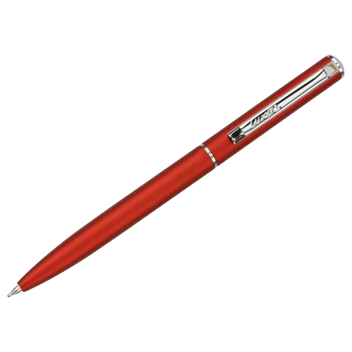 купить Ручка шариковая Luxor "New Premier" синяя, 0,7мм, корпус бордо/хром, поворотный механизм, футляр в Тамбове