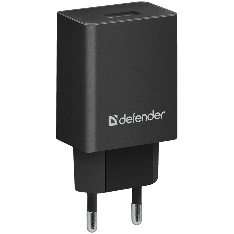 купить Зарядное устройство сетевое Defender EPA-10, 1*USB, 2.1А output, пакет, черный в Тамбове