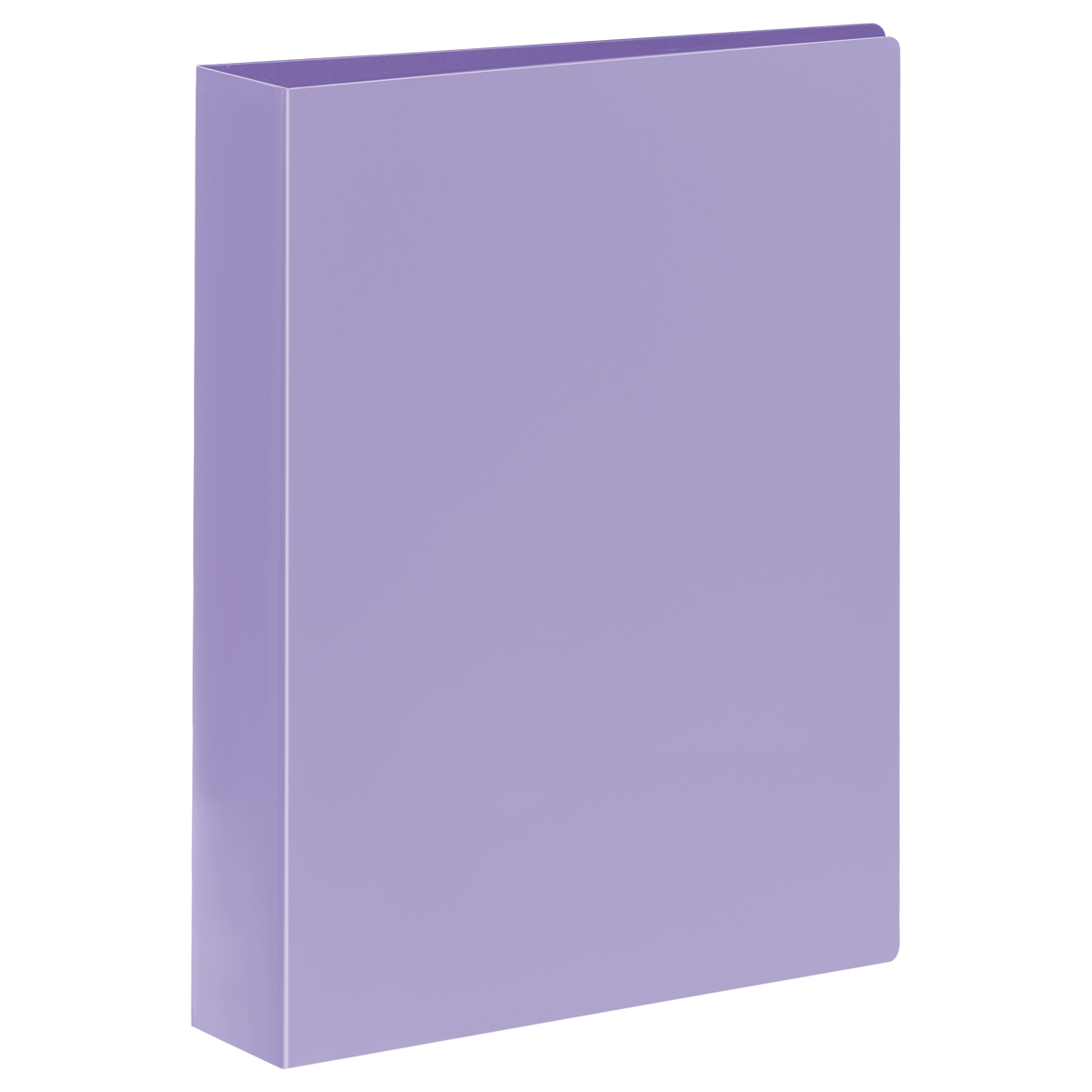 Папка на 4 кольцах СТАММ А4, 40мм, 500мкм, пластик, пастель, фиолетовая