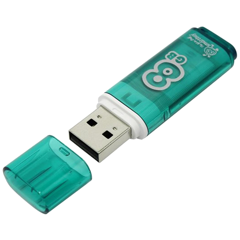    Smart Buy  Glossy   8GB, USB 2.0 Flash Drive,  (SB8GBGS-G)