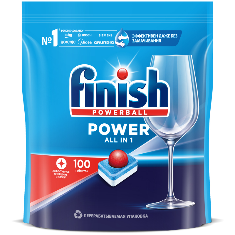       Finish Power  All in 1 , 100. (4640018995989)