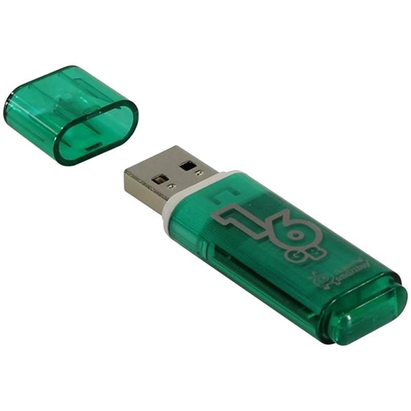    Smart Buy  Glossy   16GB, USB 2.0 Flash Drive,  (SB16GBGS-G)