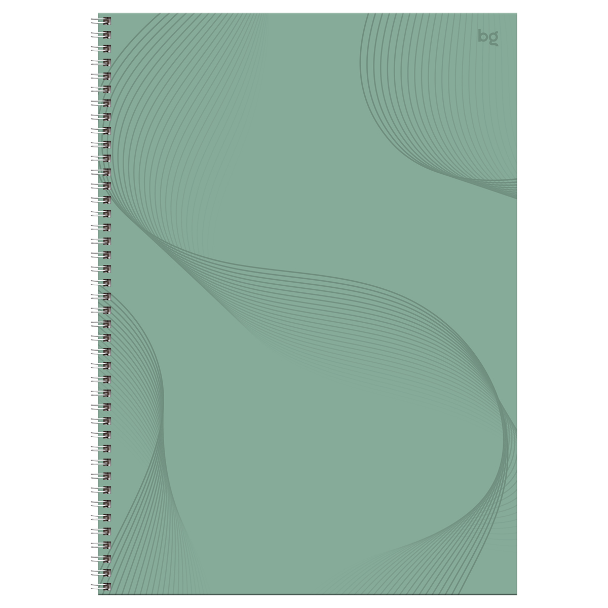 Тетрадь 160л., А4 клетка на гребне BG "Мятное настроение", soft-touch ламинация, выб. лак, твердая обложка Тетрадь 160л., А4 клетка на гребне BG "Мятное настроение", soft-touch ламинация, выб. лак, твердая обложка