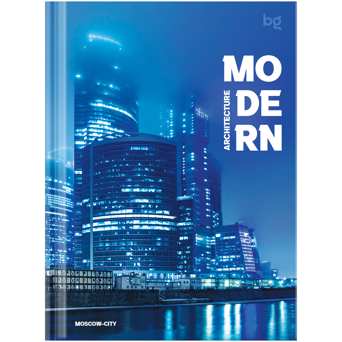 Бизнес-блокнот А6, 80л., BG "Modern city", глянцевая ламинация