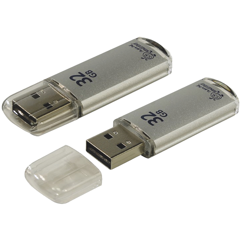    Smart Buy  V-Cut   32GB, USB 2.0 Flash Drive,  (.  ) (SB32GBVC-S)