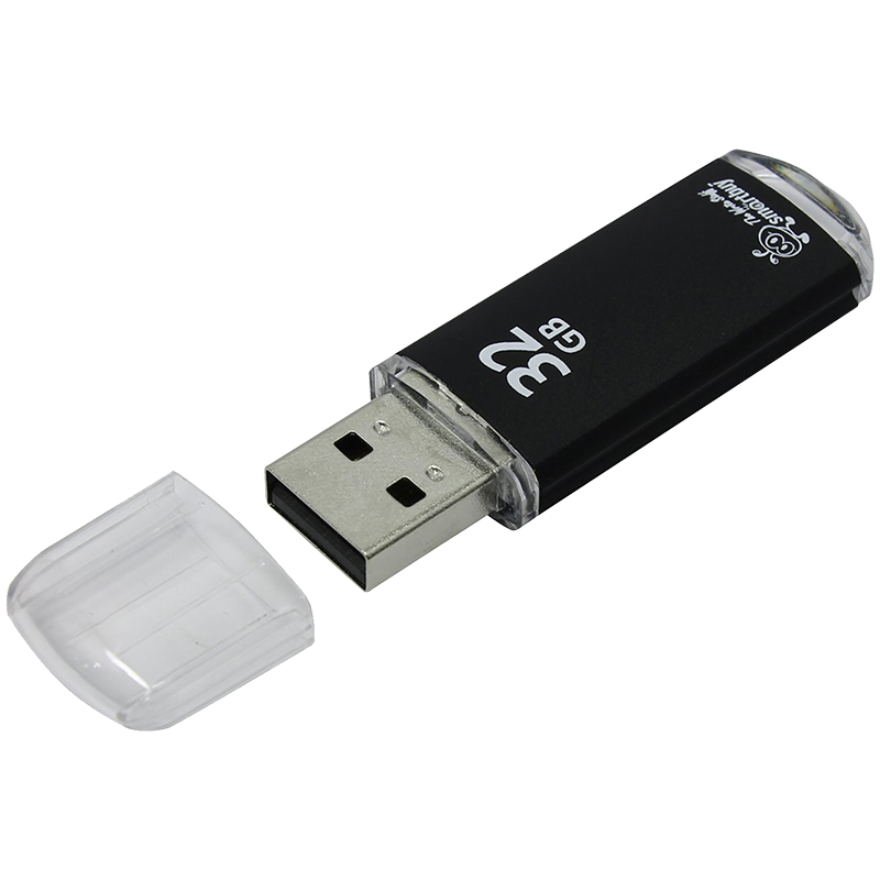    Smart Buy  V-Cut   32GB, USB 2.0 Flash Drive,  (.  ) (SB32GBVC-K)