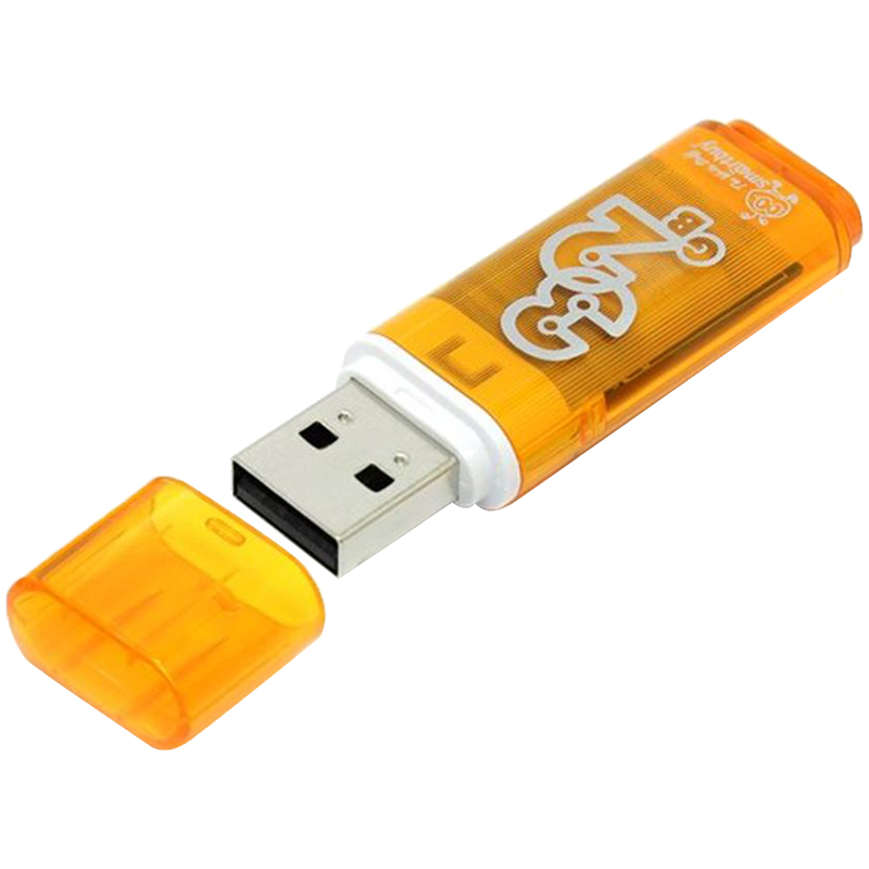    Smart Buy  Glossy   32GB, USB 2.0 Flash Drive,  (SB32GBGS-Or)