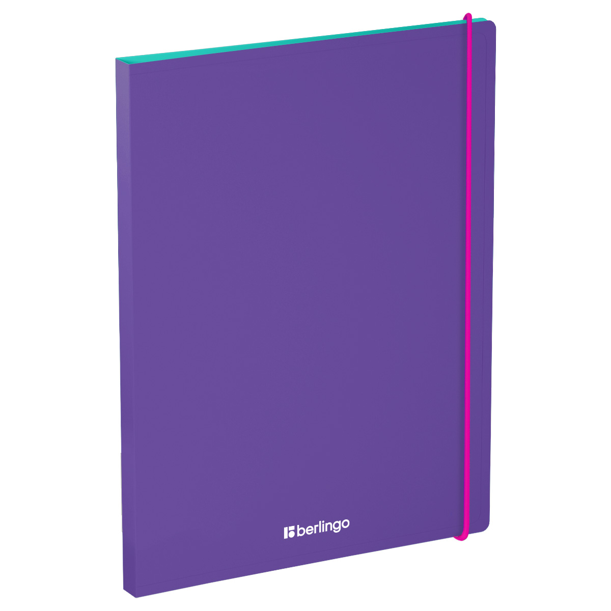 Папка с 30 вкладышами Berlingo "Raze" А4, 17мм, 600мкм, с внутр. карманом, фиолетовая, софт-тач