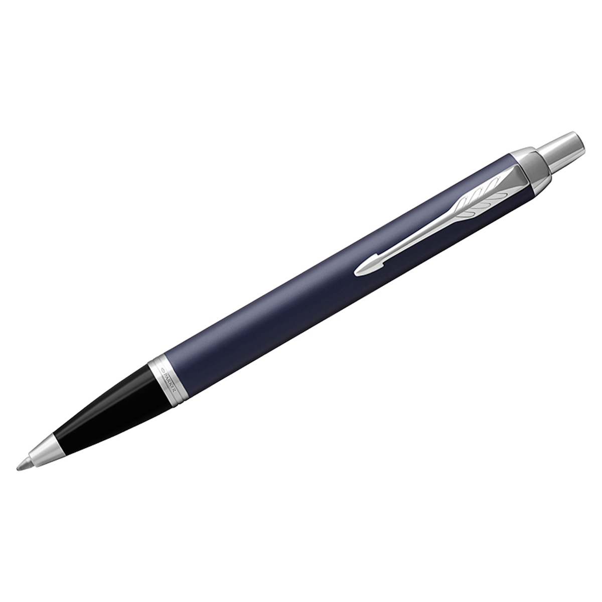 Ручка шариковая Parker "IM Matte Blue CT" синяя, 1,0мм, кнопочн., подарочная упаковка