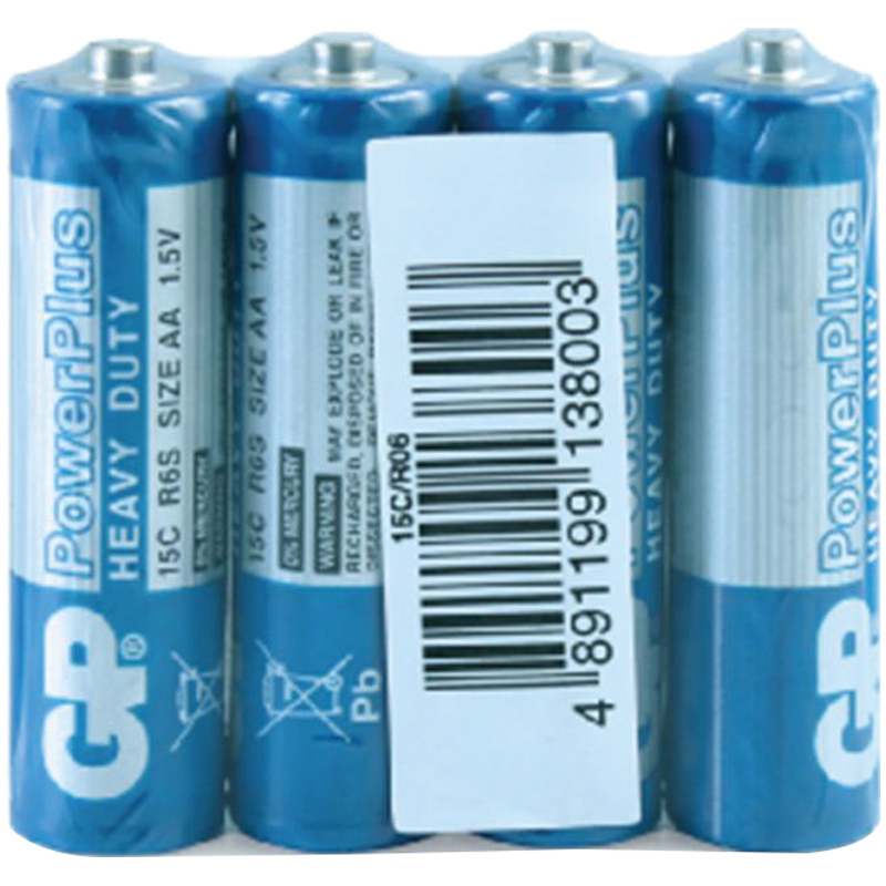    GP PowerPlus AA (R6) 15G , OS4 (GP 15CEBRA-2S4)