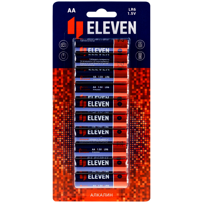    Eleven AA (LR6) , BC10 (324424)
