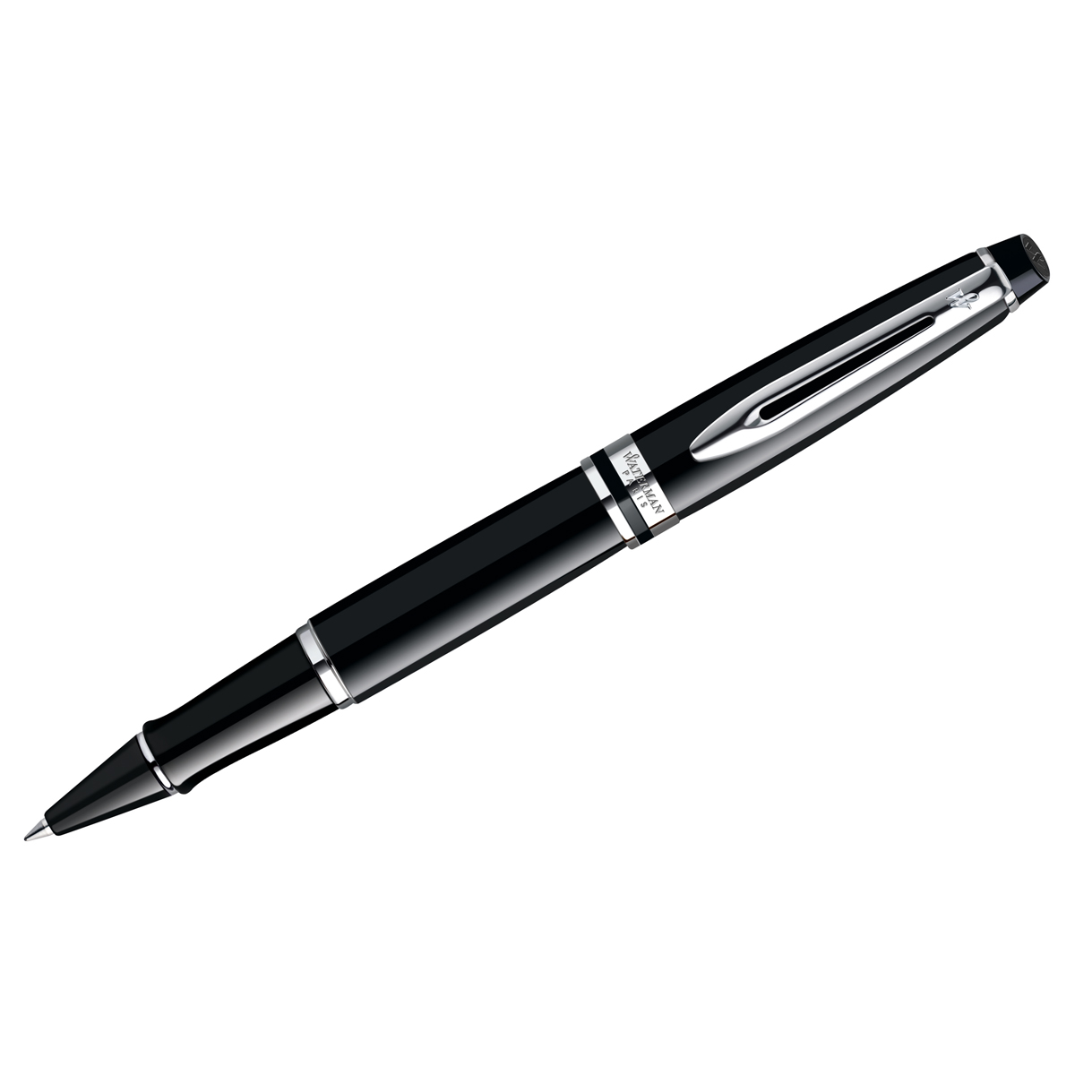 купить Ручка-роллер Waterman "Expert Black Lacquer СT", черная, 0,8мм, подарочная упаковка в Тамбове