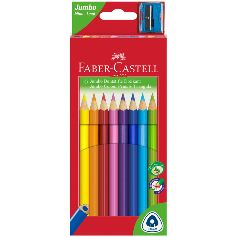     Faber-Castell  Jumbo  10., ., ., , ,   (116510)