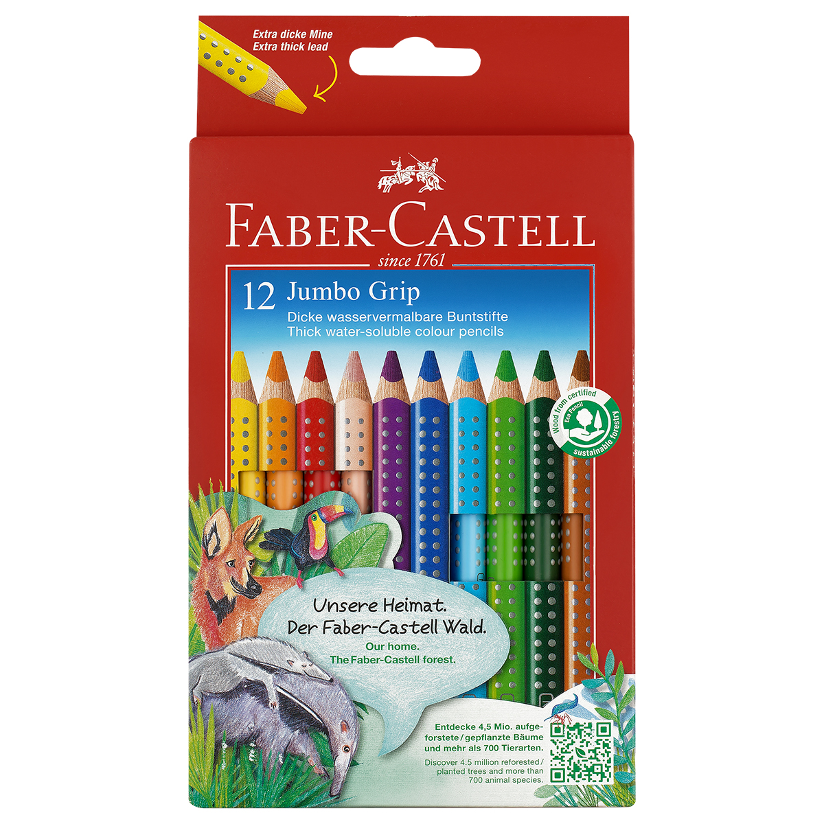     Faber-Castell  Jumbo Grip , 12., ., ., ., ,  (110912)