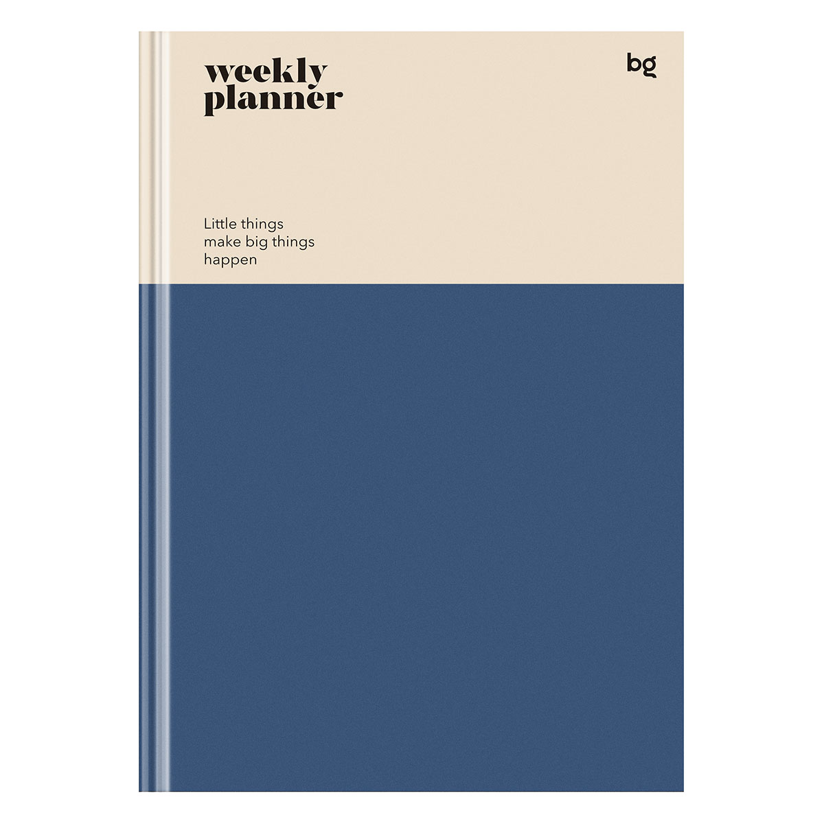 Планер школьный 1-11 кл. 64л. (твердый) BG "Weekly planner. Blue", матовая ламинация