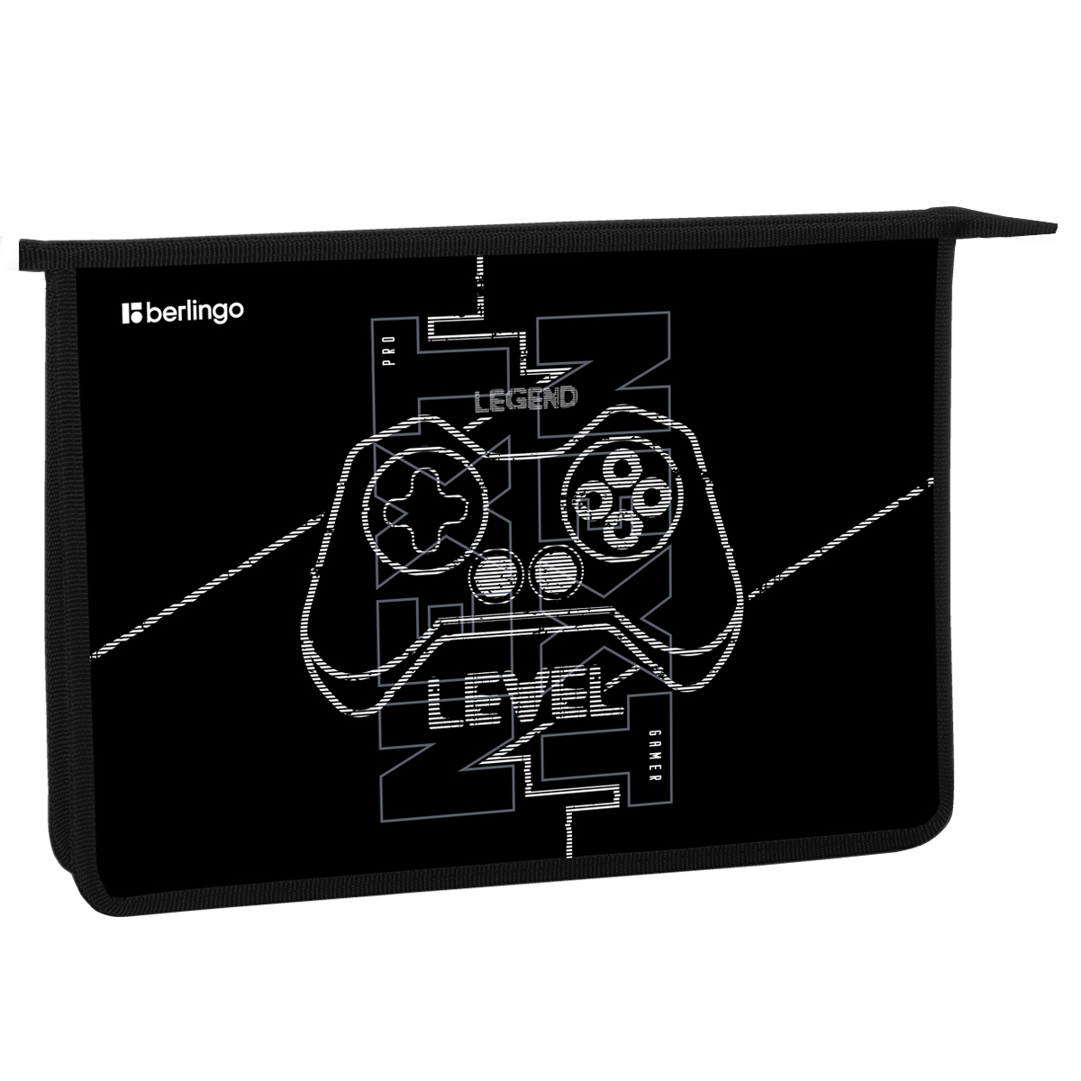 Папка для тетрадей 1 отделение, А4 Berlingo "Stream rider", 340*245*40 мм, пластик, на молнии