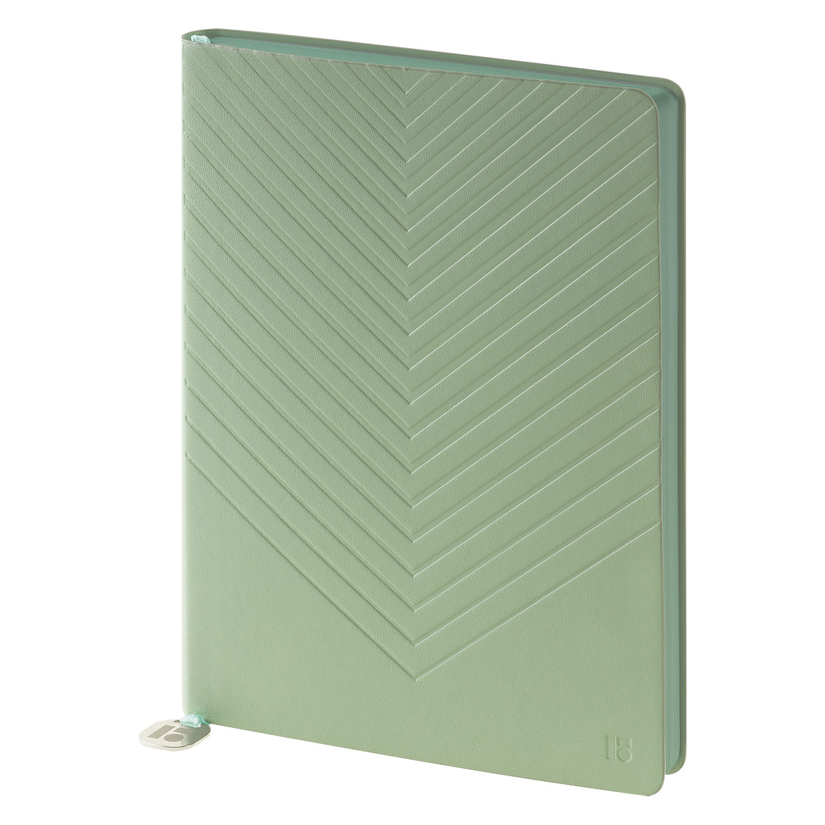 Ежедневник недатированный, А5, 136л., кожзам, Berlingo "Elegance", зеленый