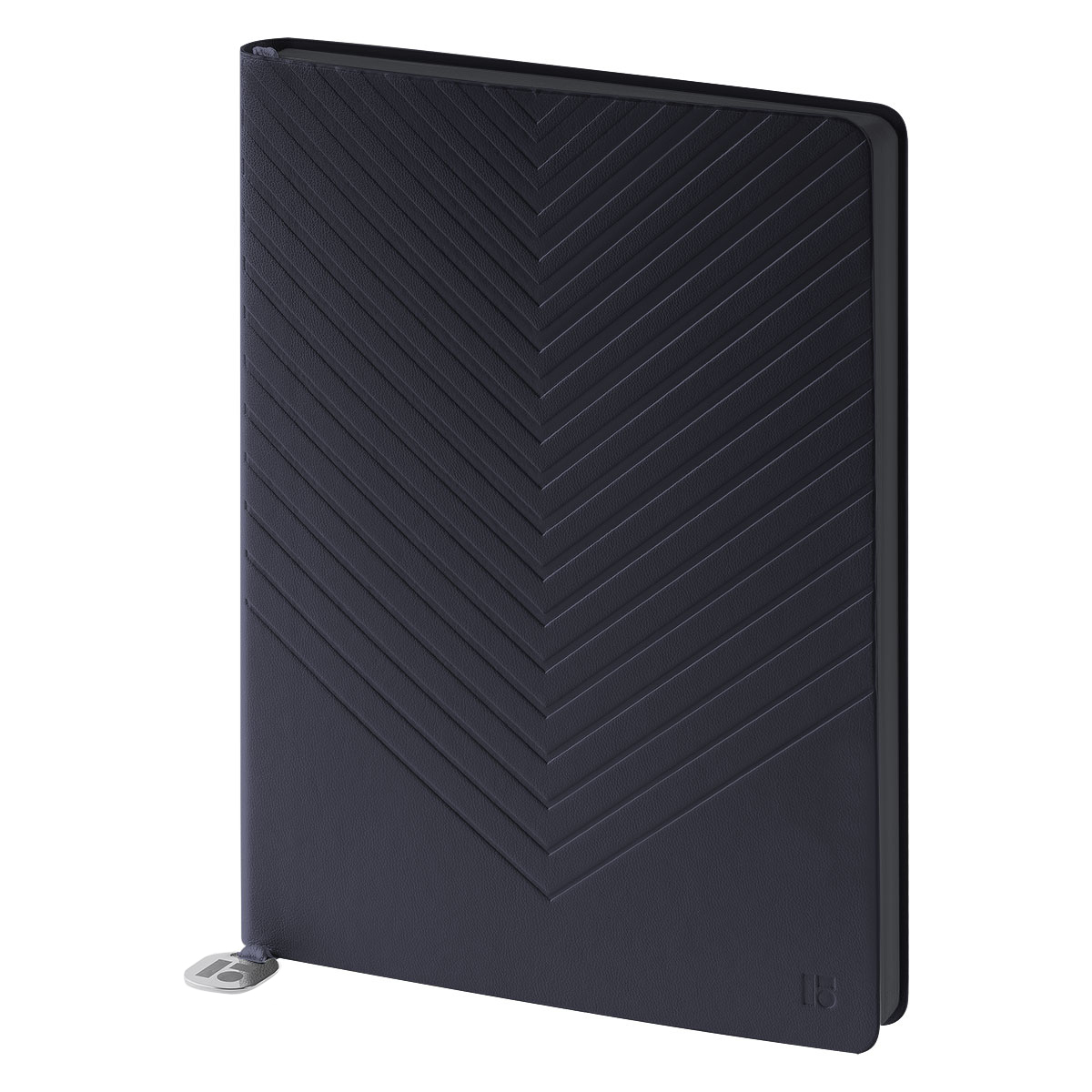 Ежедневник недатированный, А5, 136л., кожзам, Berlingo "Elegance", черный